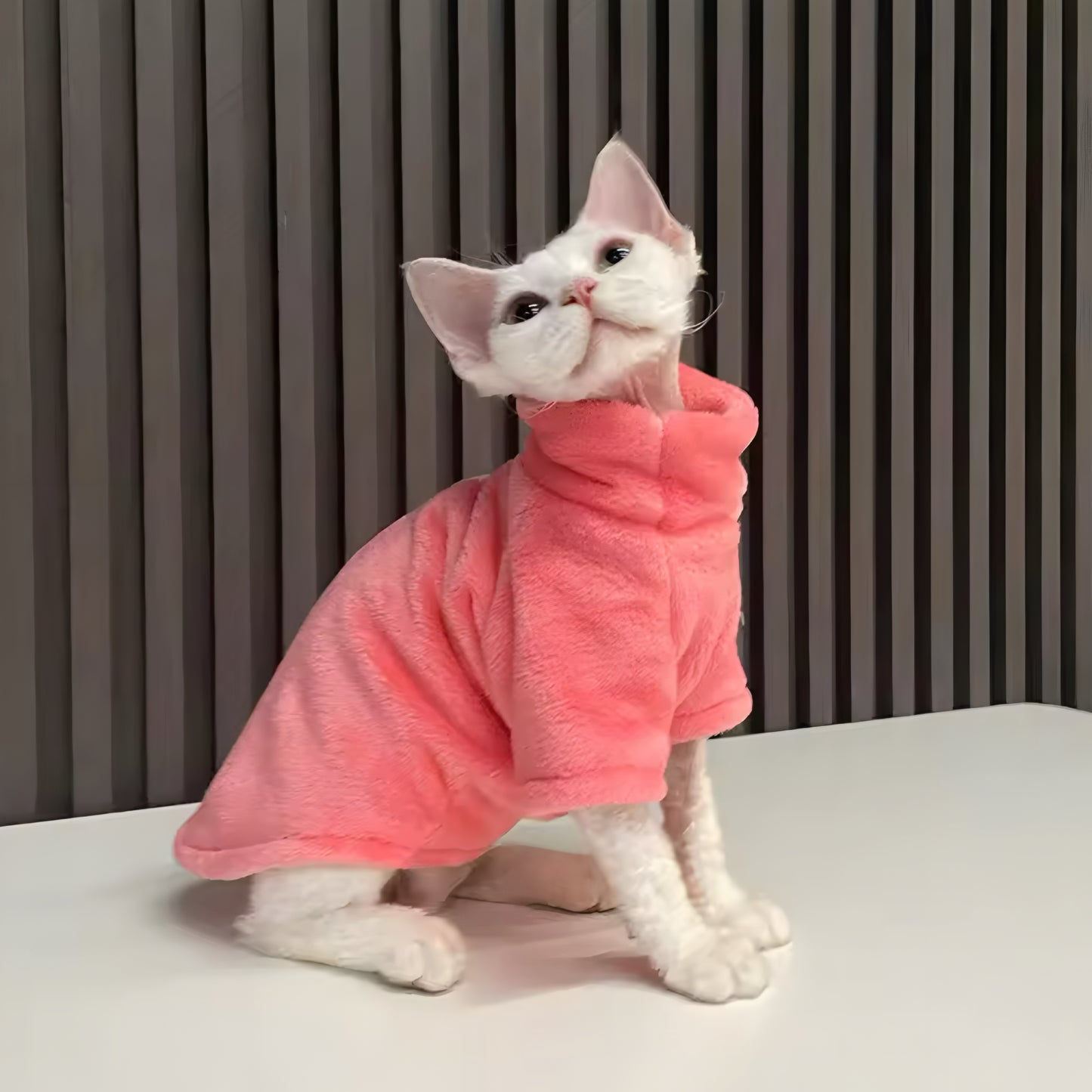 CozyCat Plush Sweater